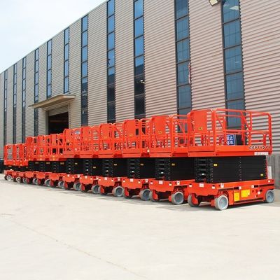 پلت فرم کار OEM قیچی بلند 1T - 5T بار برقی قیچی پلت فرم