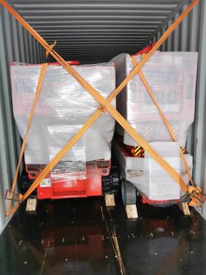 پلت فرم کار OEM قیچی بلند 1T - 5T بار برقی قیچی پلت فرم