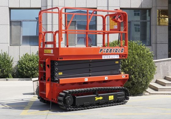 6m 8m 10m خودران قیچی برقی بلندکن پلت فرم کاری هوایی 230kg بار