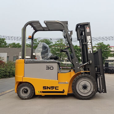 3000kg Load Capacity Electric Forklift with Long Working Time and Fast Charging